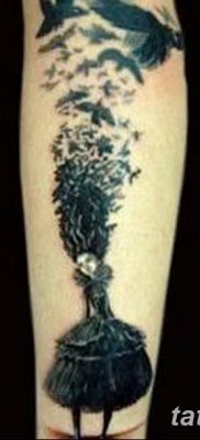 Фото тату ворон от 15.09.2018 №124 — raven tattoos — tatufoto.com