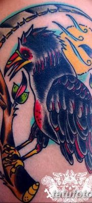 Фото тату ворон от 15.09.2018 №125 — raven tattoos — tatufoto.com