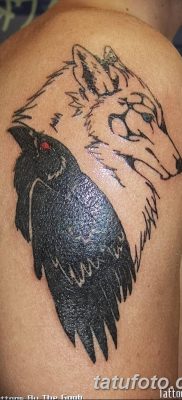 Фото тату ворон от 15.09.2018 №131 — raven tattoos — tatufoto.com