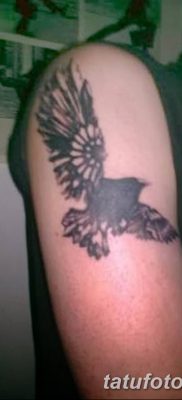 Фото тату ворон от 15.09.2018 №132 — raven tattoos — tatufoto.com
