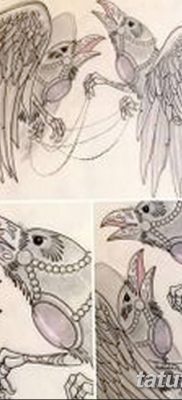 Фото тату ворон от 15.09.2018 №133 — raven tattoos — tatufoto.com
