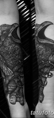 Фото тату ворон от 15.09.2018 №137 — raven tattoos — tatufoto.com