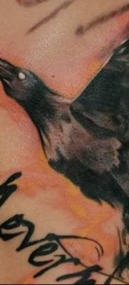 Фото тату ворон от 15.09.2018 №139 — raven tattoos — tatufoto.com