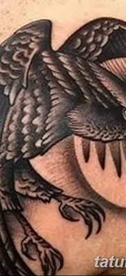 Фото тату ворон от 15.09.2018 №143 — raven tattoos — tatufoto.com