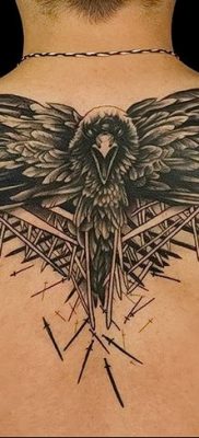 Фото тату ворон от 15.09.2018 №162 — raven tattoos — tatufoto.com