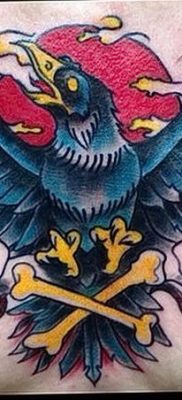 Фото тату ворон от 15.09.2018 №163 — raven tattoos — tatufoto.com