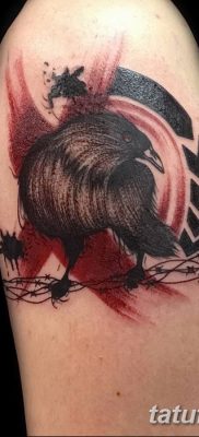 Фото тату ворон от 15.09.2018 №174 — raven tattoos — tatufoto.com