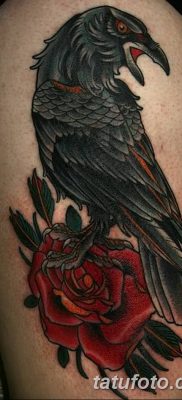 Фото тату ворон от 15.09.2018 №177 — raven tattoos — tatufoto.com