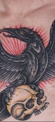 Фото тату ворон от 15.09.2018 №194 — raven tattoos — tatufoto.com