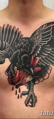 Фото тату ворон от 15.09.2018 №200 — raven tattoos — tatufoto.com
