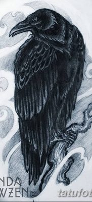 Фото тату ворон от 15.09.2018 №207 — raven tattoos — tatufoto.com