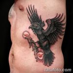 Фото тату ворон от 15.09.2018 №213 - raven tattoos - tatufoto.com