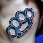 Фото тату кастет от 11.09.2018 №008 - tattoo brass knuckles - tatufoto.com