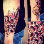 Фото тату кастет от 11.09.2018 №016 - tattoo brass knuckles - tatufoto.com
