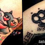 Фото тату кастет от 11.09.2018 №017 - tattoo brass knuckles - tatufoto.com