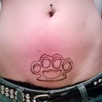 Фото тату кастет от 11.09.2018 №051 - tattoo brass knuckles - tatufoto.com