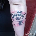 Фото тату кастет от 11.09.2018 №054 - tattoo brass knuckles - tatufoto.com