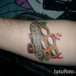Фото тату кастет от 11.09.2018 №057 - tattoo brass knuckles - tatufoto.com