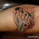 Фото тату кастет от 11.09.2018 №078 - tattoo brass knuckles - tatufoto.com