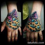 Фото тату кастет от 11.09.2018 №079 - tattoo brass knuckles - tatufoto.com