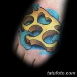 Фото тату кастет от 11.09.2018 №091 - tattoo brass knuckles - tatufoto.com