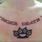 Фото тату кастет от 11.09.2018 №102 - tattoo brass knuckles - tatufoto.com