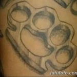 Фото тату кастет от 11.09.2018 №105 - tattoo brass knuckles - tatufoto.com