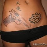 Фото тату кастет от 11.09.2018 №107 - tattoo brass knuckles - tatufoto.com