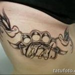 Фото тату кастет от 11.09.2018 №116 - tattoo brass knuckles - tatufoto.com