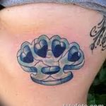 Фото тату кастет от 11.09.2018 №119 - tattoo brass knuckles - tatufoto.com