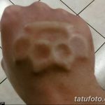 Фото тату кастет от 11.09.2018 №131 - tattoo brass knuckles - tatufoto.com