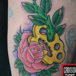 Фото тату кастет от 11.09.2018 №135 - tattoo brass knuckles - tatufoto.com