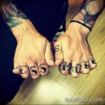 Фото тату кастет от 11.09.2018 №142 - tattoo brass knuckles - tatufoto.com