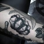 Фото тату кастет от 11.09.2018 №148 - tattoo brass knuckles - tatufoto.com