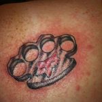 Фото тату кастет от 11.09.2018 №153 - tattoo brass knuckles - tatufoto.com