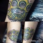 Фото тату кастет от 11.09.2018 №164 - tattoo brass knuckles - tatufoto.com