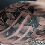 Фото тату кастет от 11.09.2018 №172 - tattoo brass knuckles - tatufoto.com