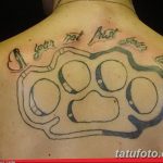 Фото тату кастет от 11.09.2018 №178 - tattoo brass knuckles - tatufoto.com