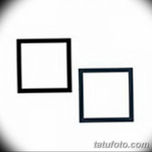Фото тату квадрат от 15.09.2018 №001 - Square Tattoo - tatufoto.com