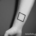 Фото тату квадрат от 15.09.2018 №066 - Square Tattoo - tatufoto.com