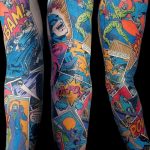 Фото тату комиксы супергерои от 03.09.2018 №027 - tattoos comics superher - tatufoto.com