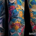 Фото тату комиксы супергерои от 03.09.2018 №032 - tattoos comics superher - tatufoto.com