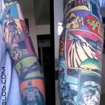 Фото тату комиксы супергерои от 03.09.2018 №110 - tattoos comics superher - tatufoto.com