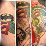 Фото тату комиксы супергерои от 03.09.2018 №121 - tattoos comics superher - tatufoto.com