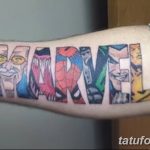 Фото тату комиксы супергерои от 03.09.2018 №173 - tattoos comics superher - tatufoto.com