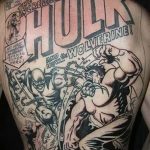 Фото тату комиксы супергерои от 03.09.2018 №192 - tattoos comics superher - tatufoto.com