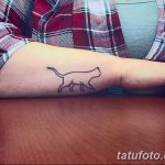 Фото тату контур от 01.09.2018 №038 - Photo tattoo outline - tatufoto.com