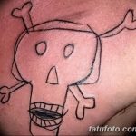 Фото тату контур от 01.09.2018 №064 - Photo tattoo outline - tatufoto.com