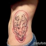 Фото тату контур от 01.09.2018 №068 - Photo tattoo outline - tatufoto.com