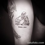 Фото тату контур от 01.09.2018 №075 - Photo tattoo outline - tatufoto.com
